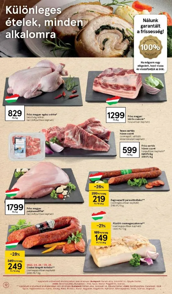 Tesco akciós újság 05.05–05.11 – 12. oldal