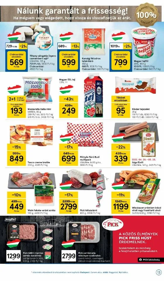 Tesco akciós újság 05.05–05.11 – 13. oldal