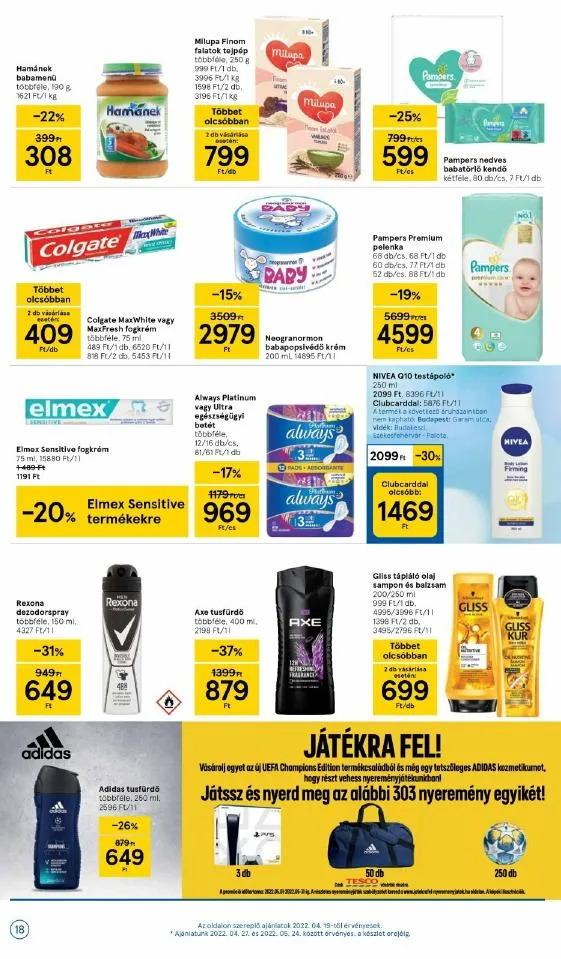 Tesco akciós újság 05.05–05.11 – 18. oldal