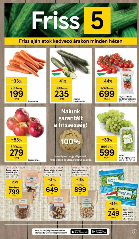 Tesco akciós újság 05.05–05.11 – 3. oldal