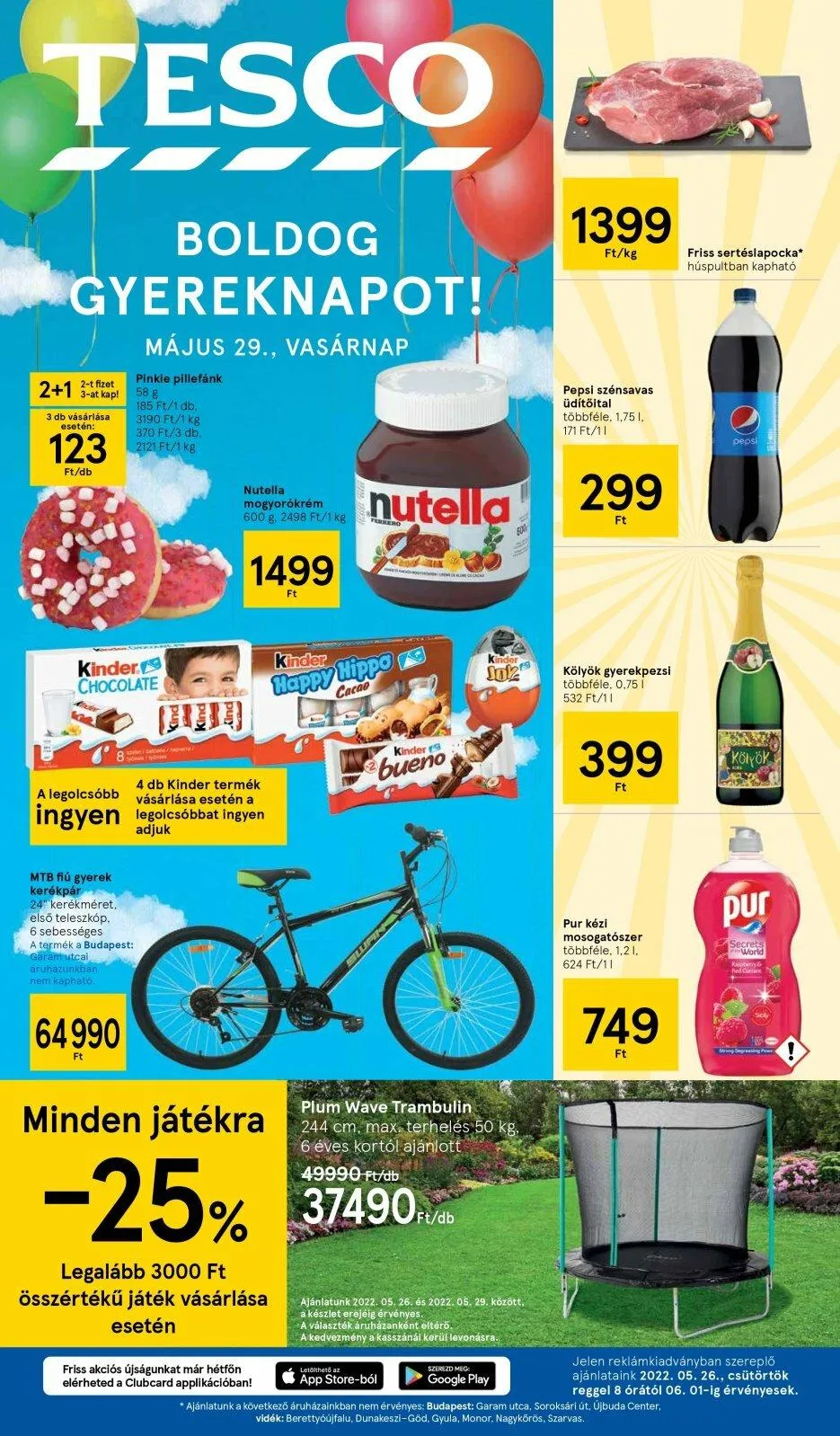 Tesco akciós újság 05.26–06.01