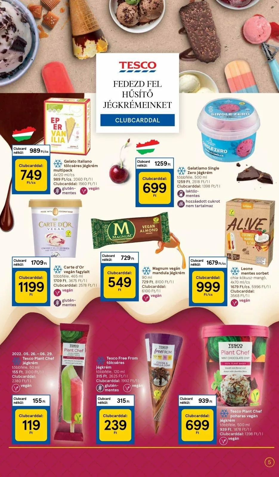 Tesco akciós újság 06.09–06.15 – 5. oldal