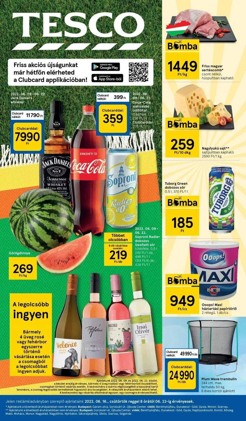 Tesco akciós újság 06.16–06.22