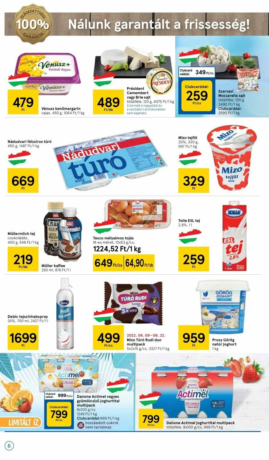 Tesco akciós újság 06.16–06.22 – 6. oldal