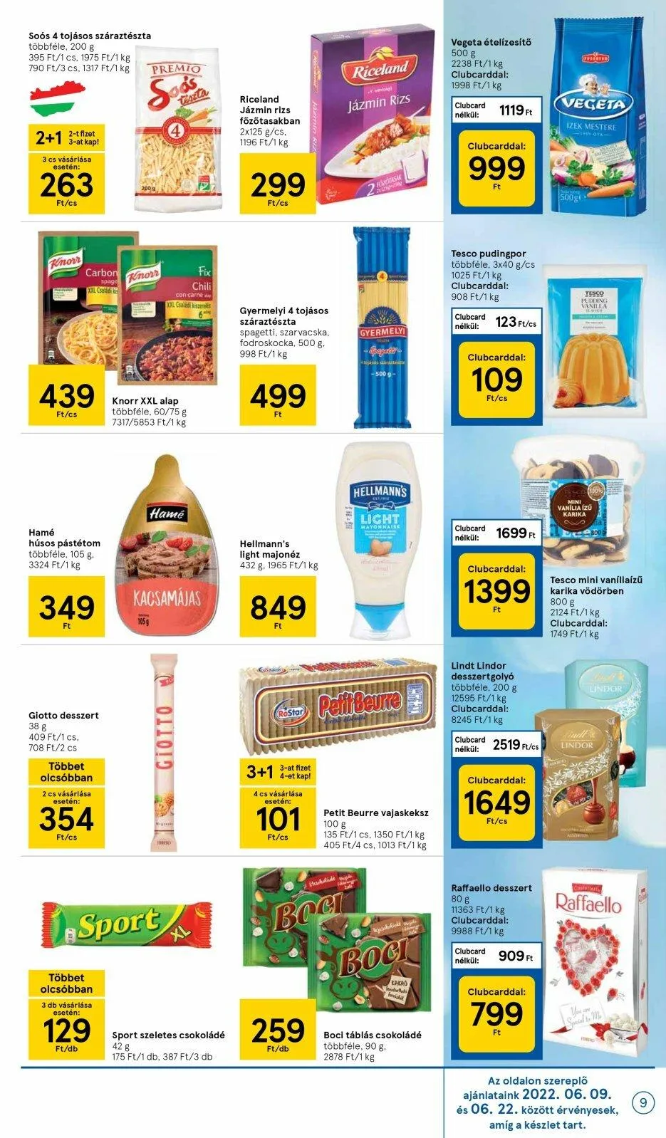 Tesco akciós újság 06.16–06.22 – 9. oldal