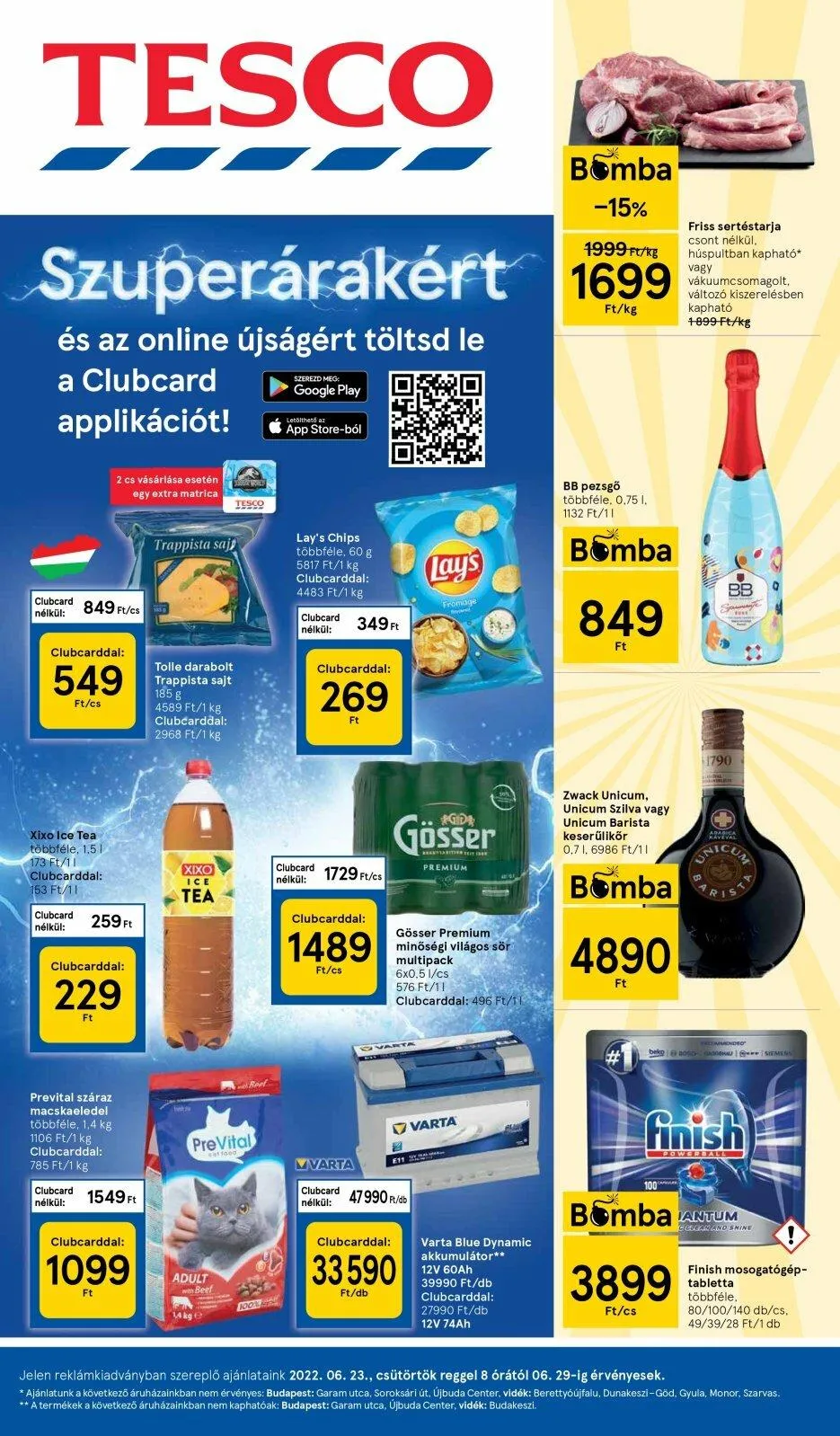 Tesco akciós újság 06.23–06.29