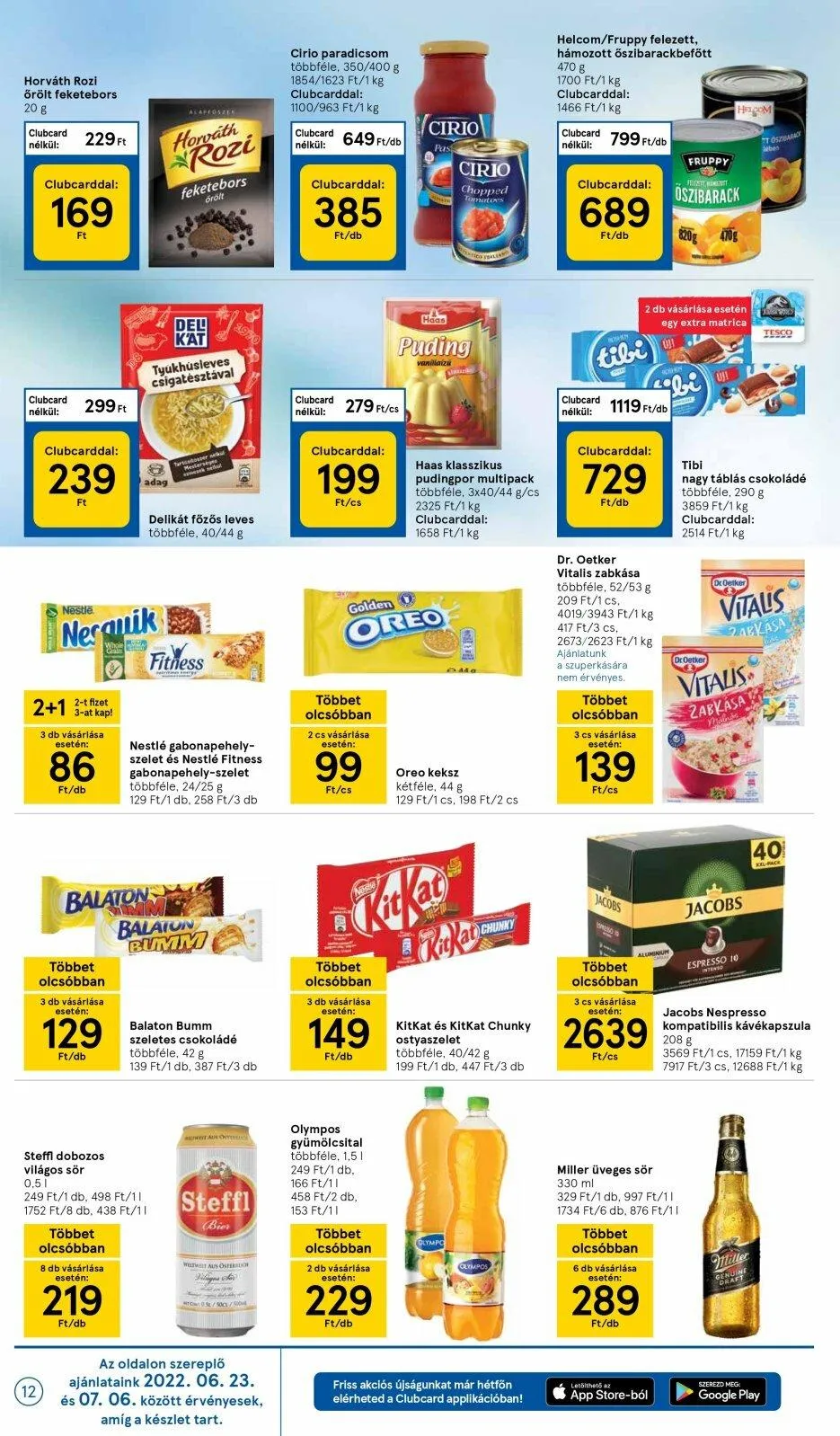 Tesco akciós újság 06.23–06.29 – 12. oldal