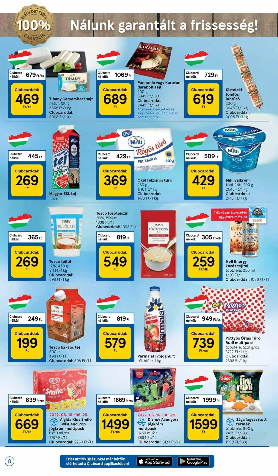 Tesco akciós újság 06.23–06.29 – 8. oldal