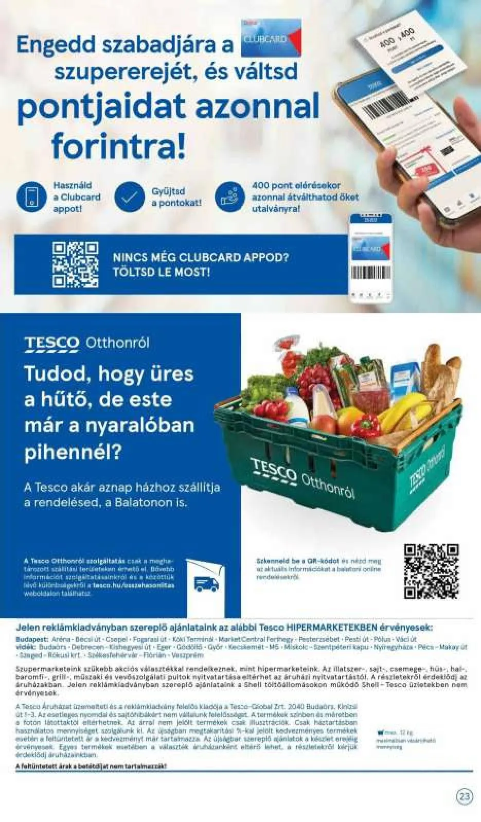 Tesco akciós újság 06.30–07.06 – 23. oldal