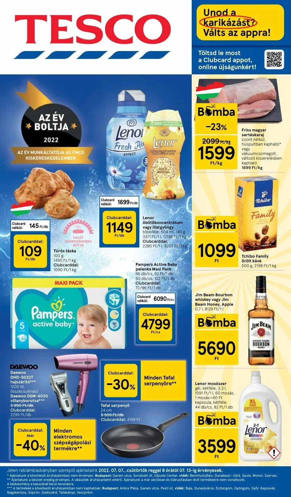 Tesco akciós újság 07.07–07.13