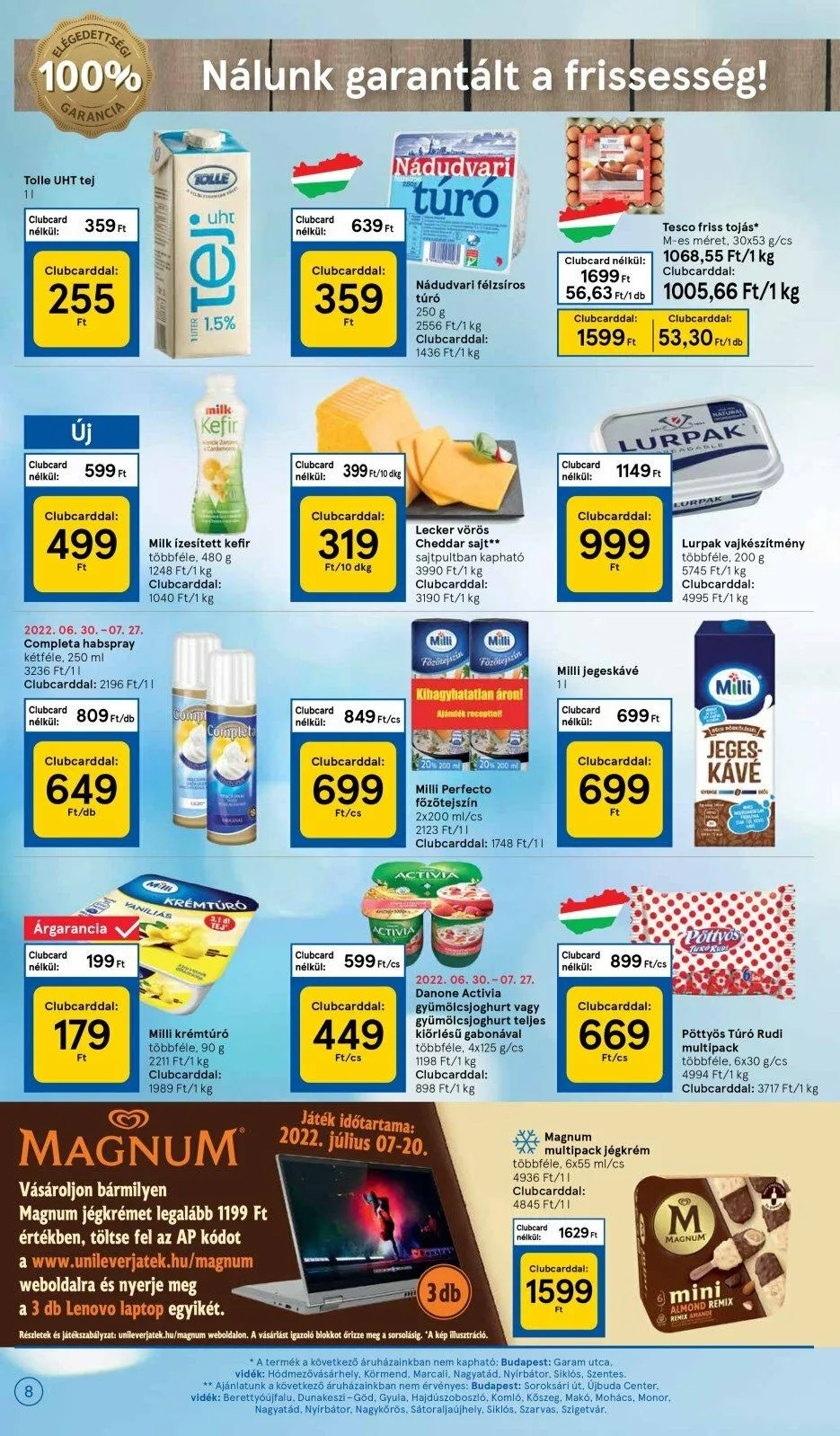 Tesco akciós újság 07.07–07.13 – 8. oldal
