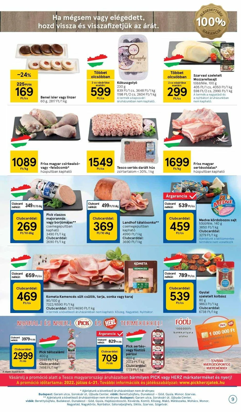 Tesco akciós újság 07.07–07.13 – 9. oldal