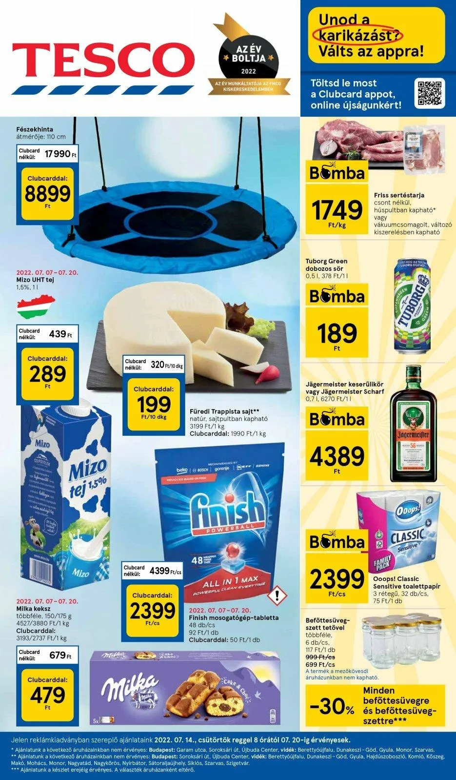 Tesco akciós újság 07.14–07.20