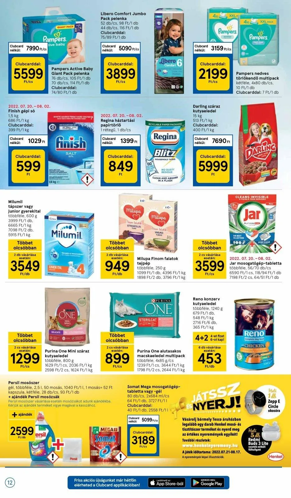 Tesco akciós újság 07.21–07.27 – 12. oldal