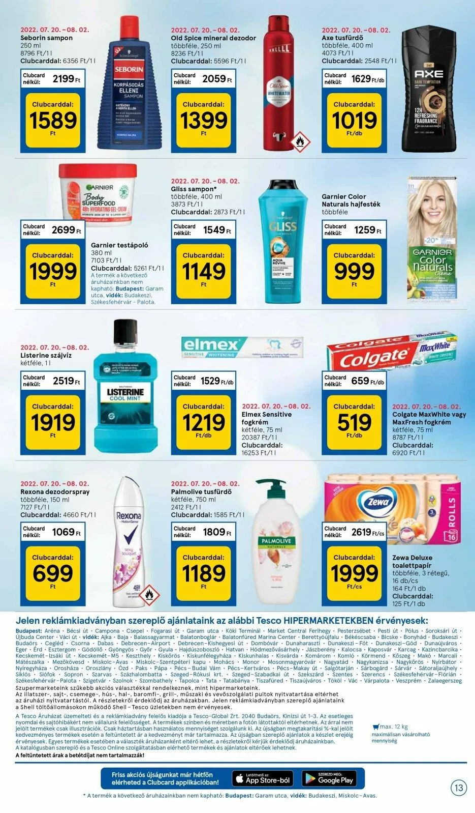 Tesco akciós újság 07.21–07.27 – 13. oldal