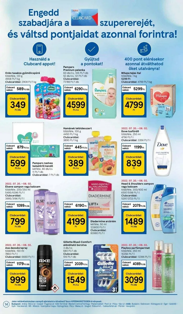 Tesco akciós újság 07.28–08.03 – 14. oldal