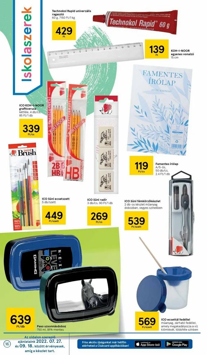 Tesco akciós újság 07.28–08.03 – 16. oldal