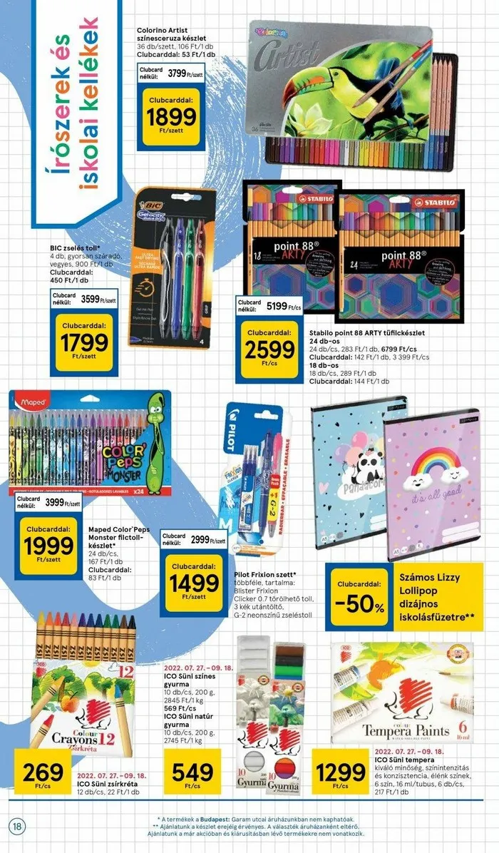 Tesco akciós újság 07.28–08.03 – 18. oldal