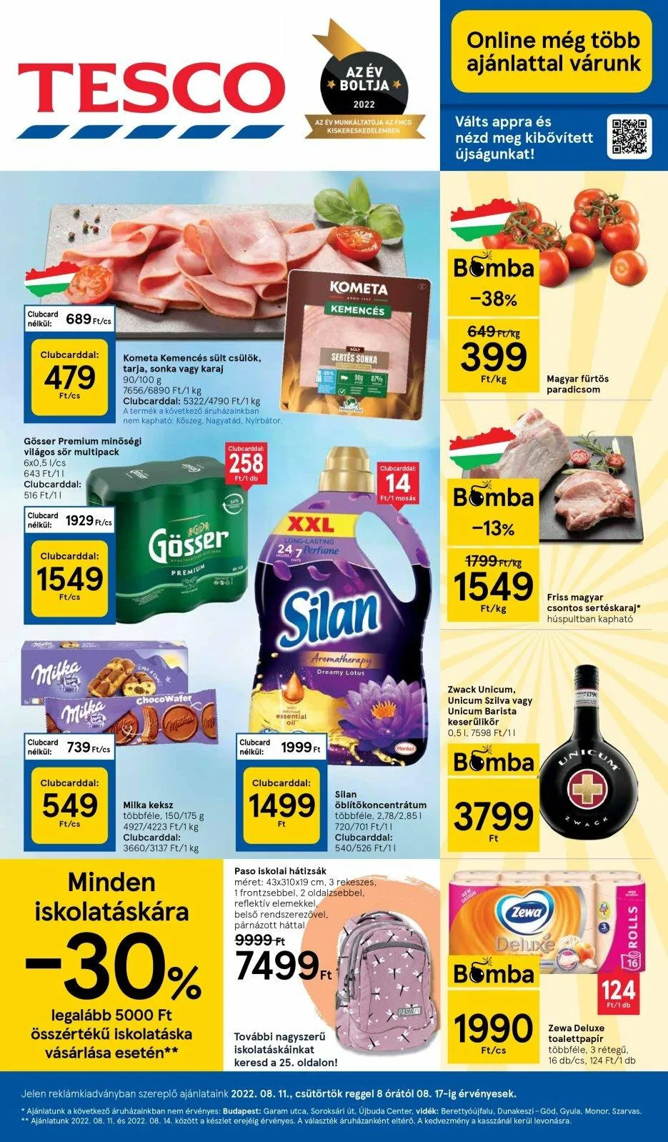 Tesco akciós újság 08.11–08.17