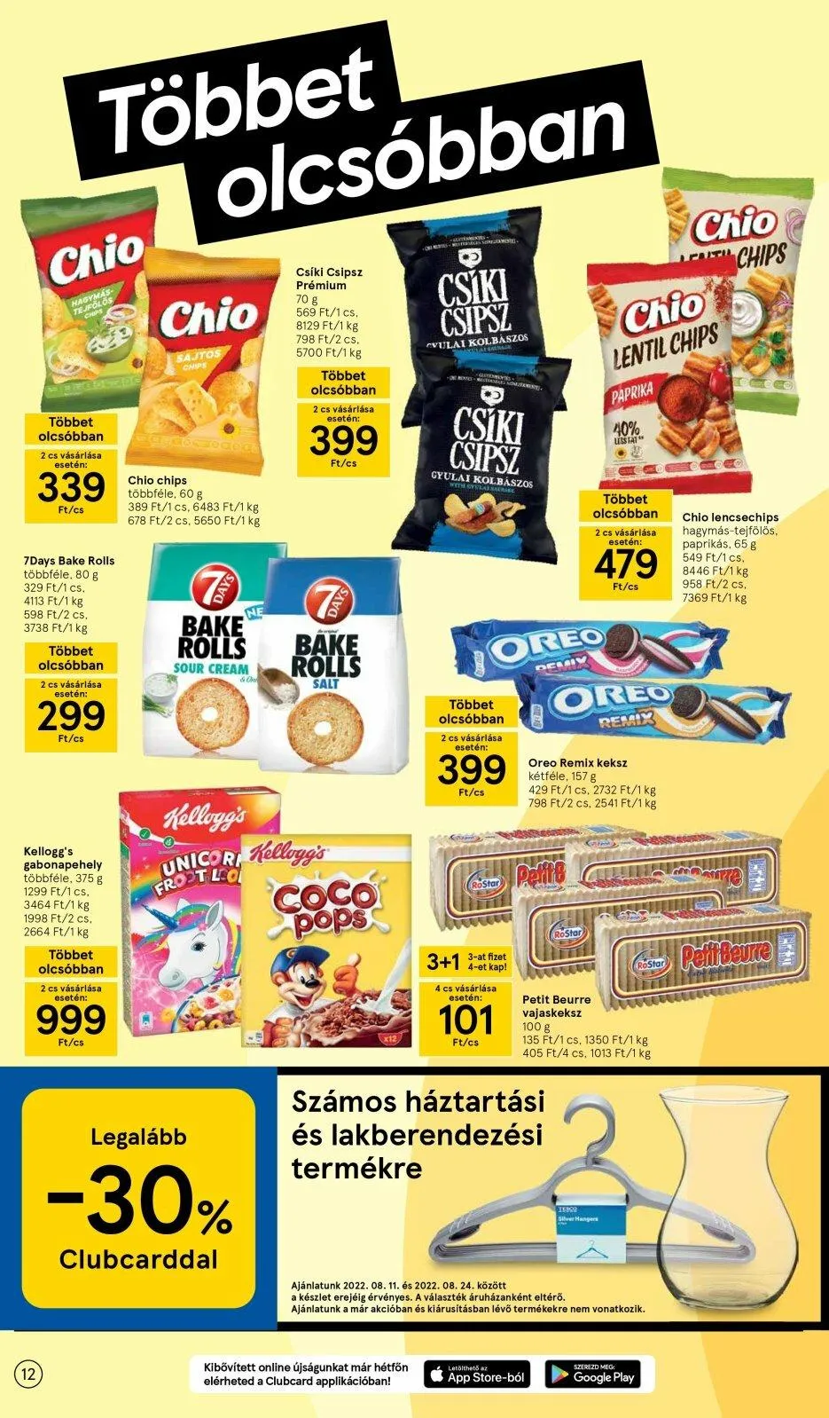 Tesco akciós újság 08.11–08.17 – 12. oldal