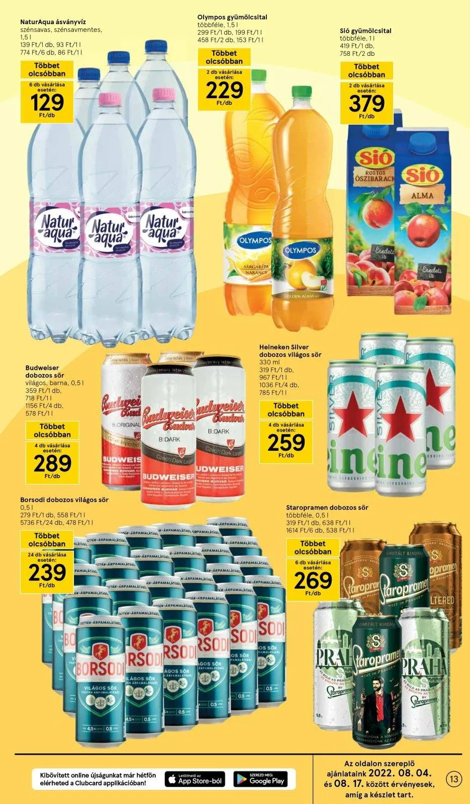 Tesco akciós újság 08.11–08.17 – 13. oldal