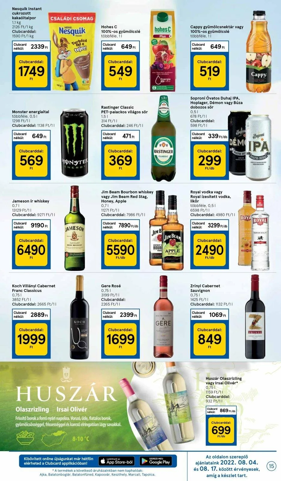 Tesco akciós újság 08.11–08.17 – 15. oldal
