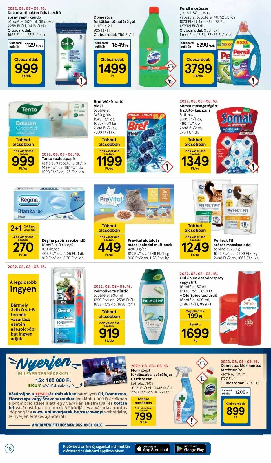 Tesco akciós újság 08.11–08.17 – 18. oldal