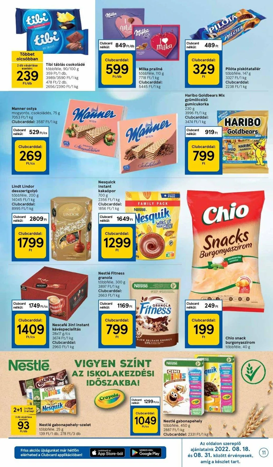 Tesco akciós újság 08.25–08.31 – 11. oldal