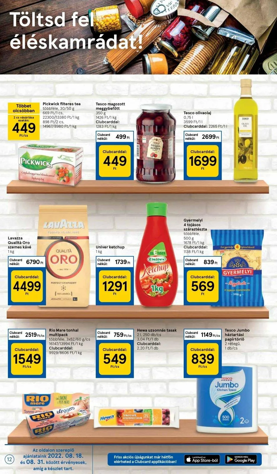 Tesco akciós újság 08.25–08.31 – 12. oldal