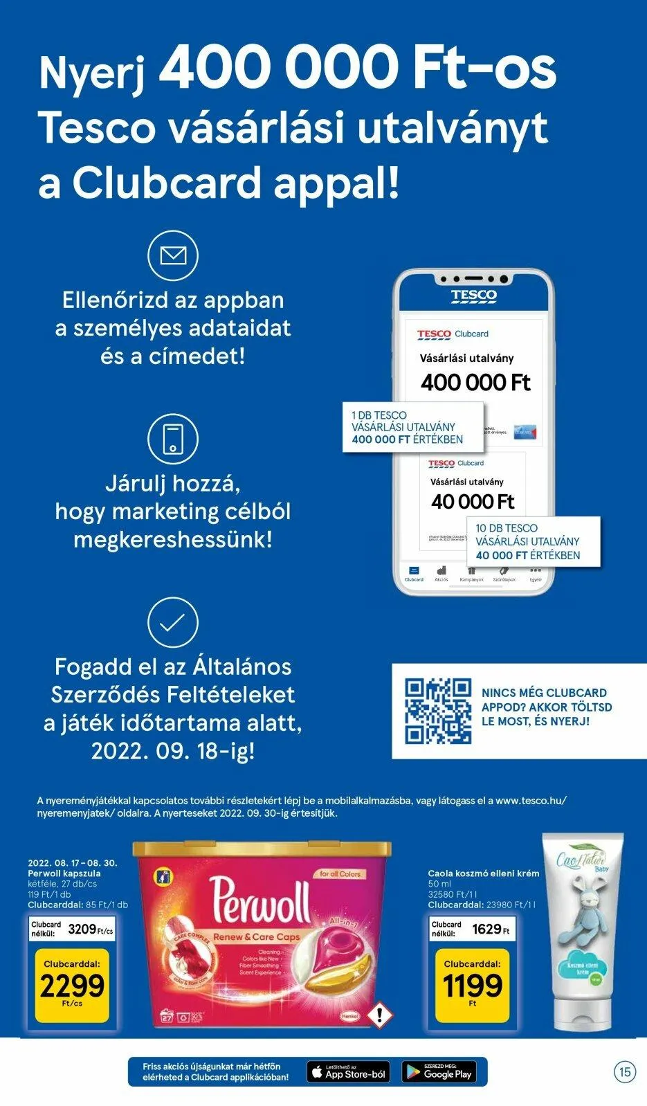 Tesco akciós újság 08.25–08.31 – 15. oldal