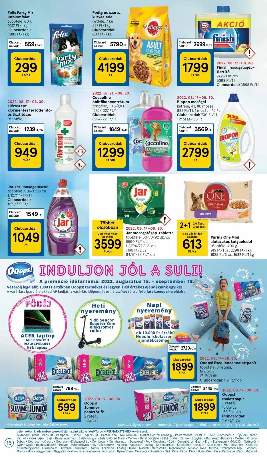 Tesco akciós újság 08.25–08.31 – 16. oldal