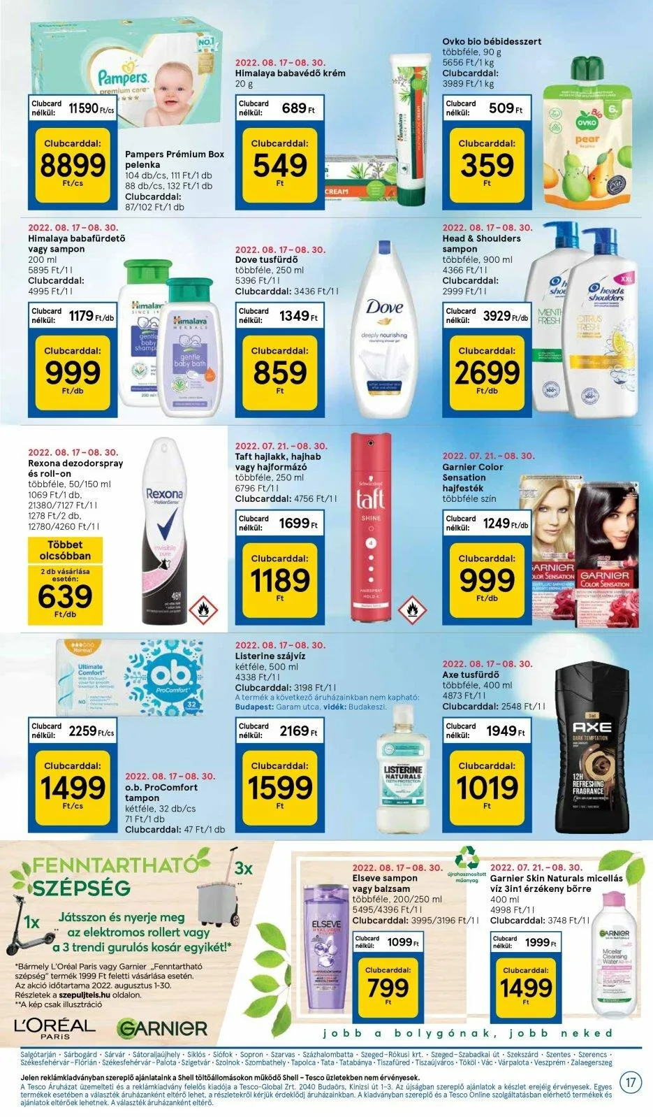 Tesco akciós újság 08.25–08.31 – 17. oldal