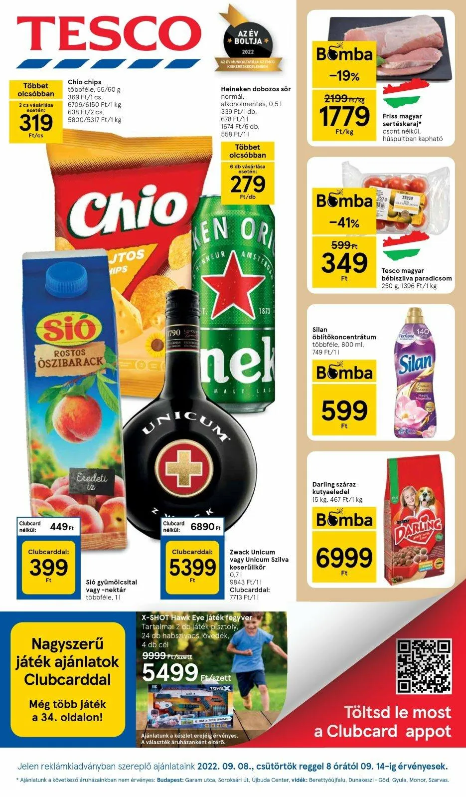 Tesco akciós újság 09.08–09.14