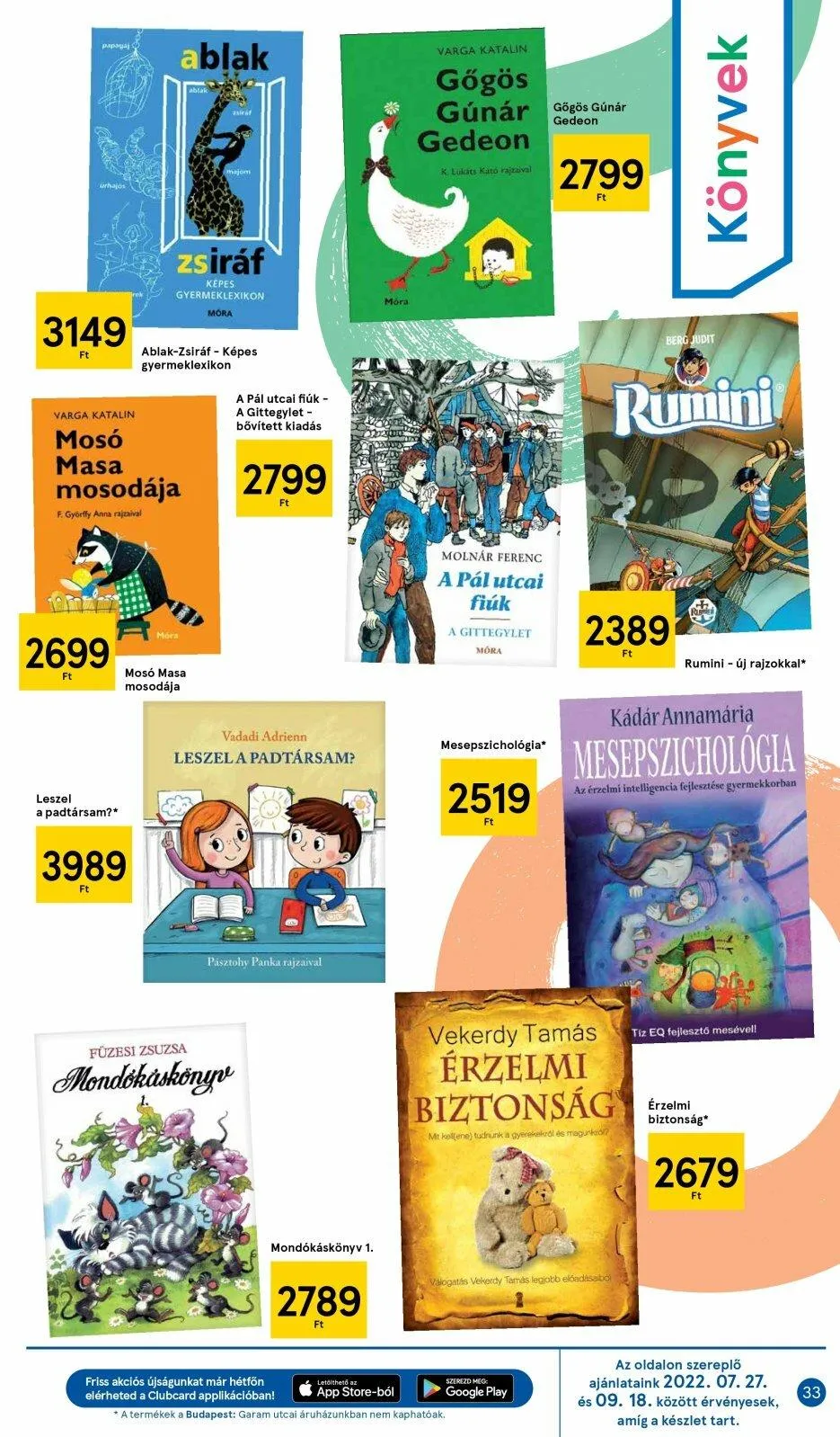 Tesco akciós újság 09.08–09.14 – 33. oldal