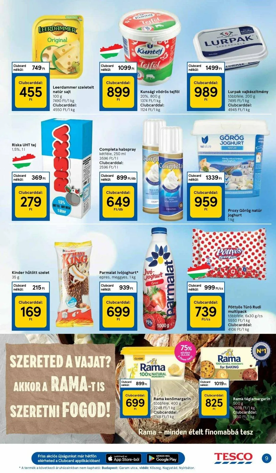 Tesco akciós újság 09.08–09.14 – 9. oldal