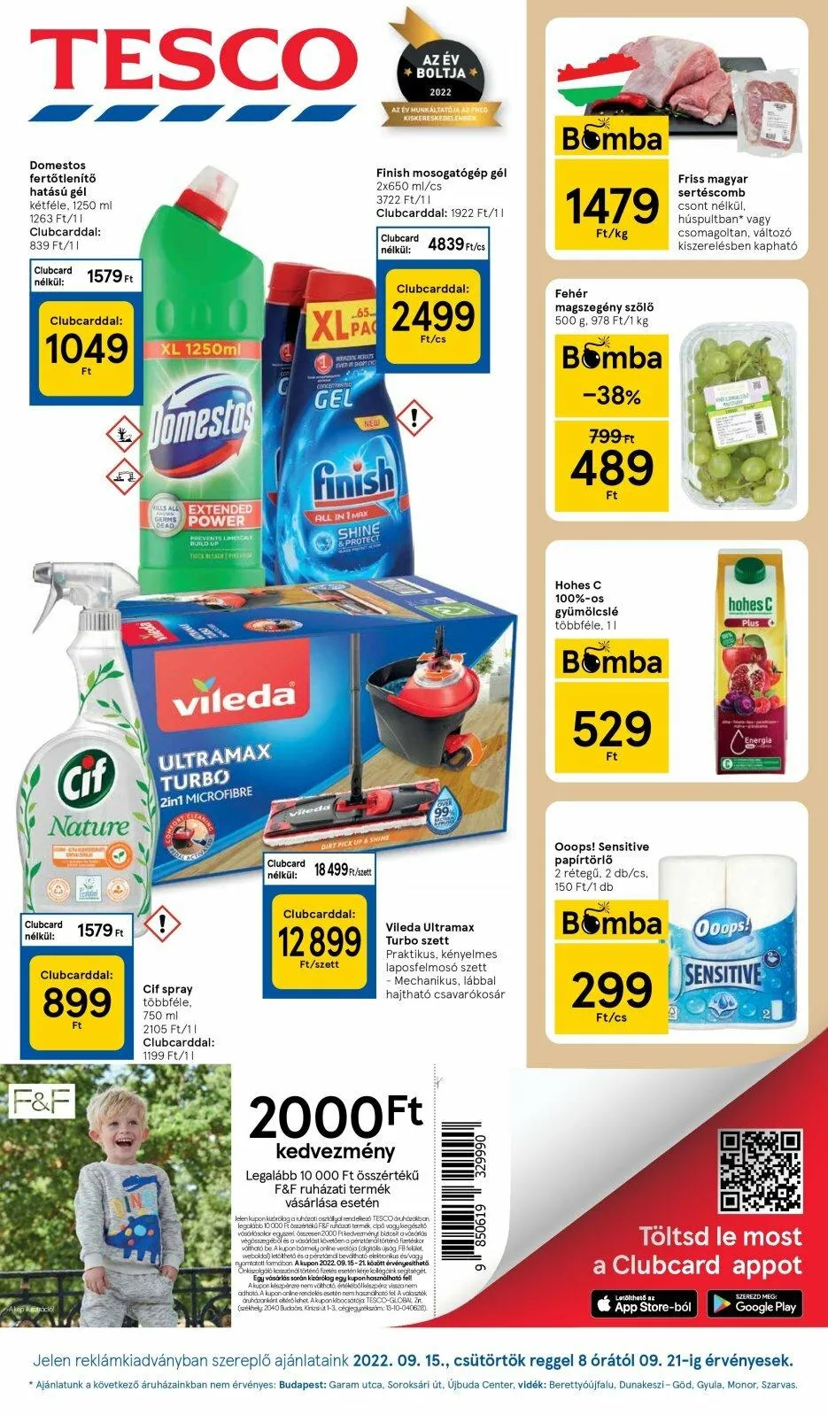Tesco akciós újság 09.15–09.21