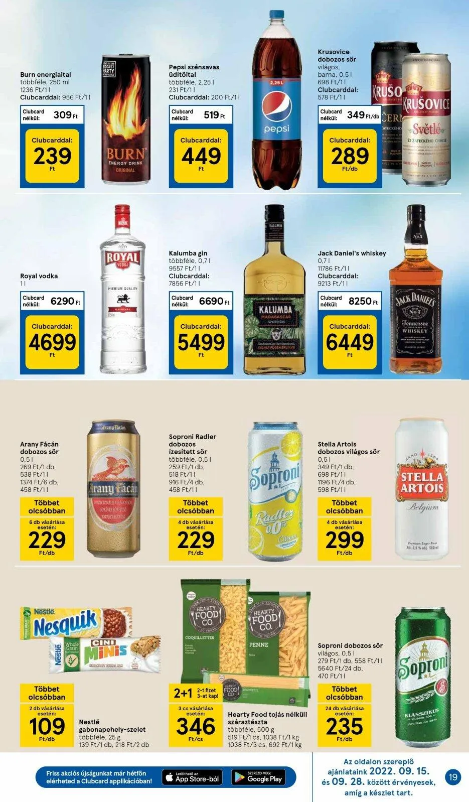 Tesco akciós újság 09.15–09.21 – 19. oldal