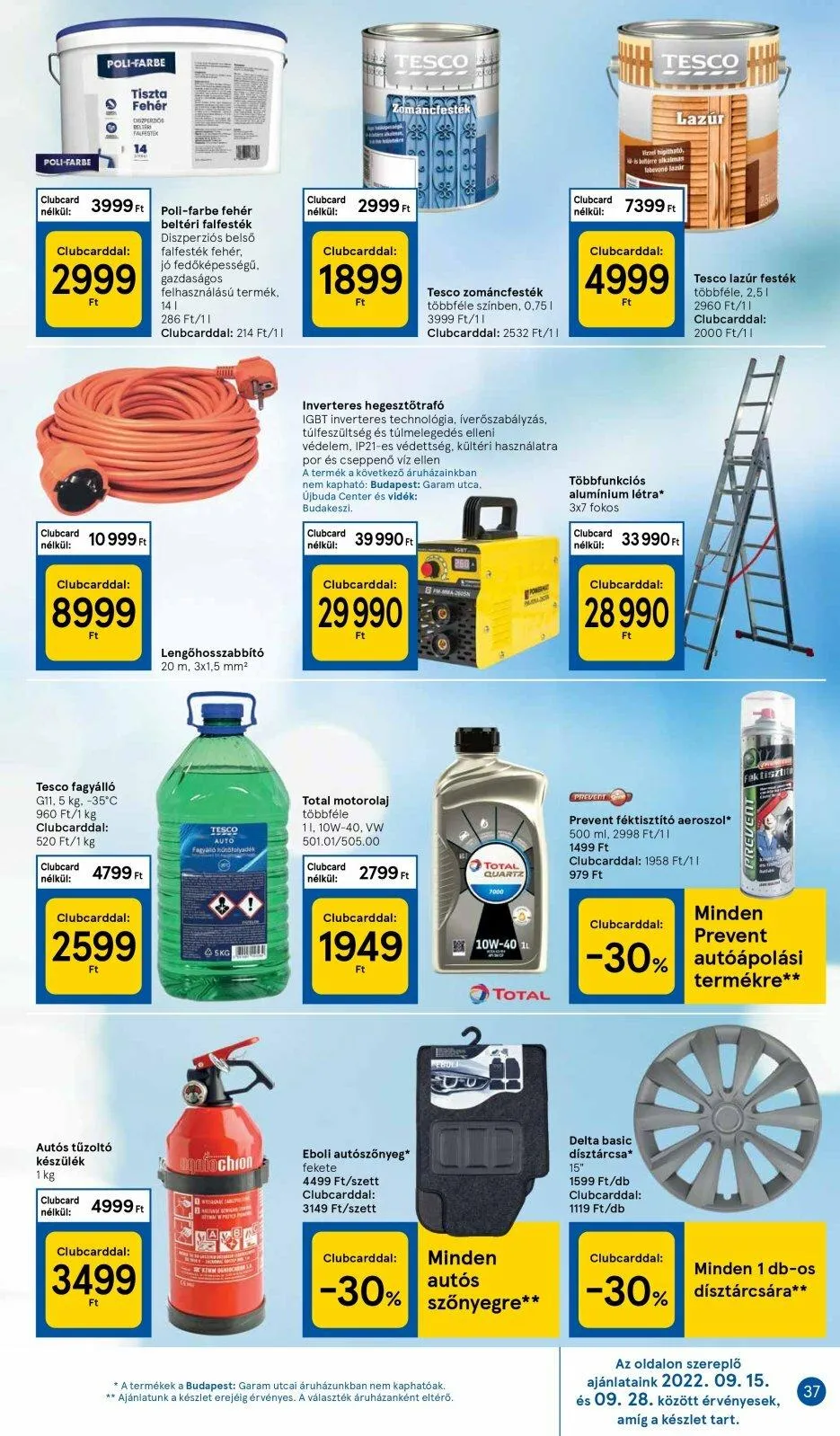 Tesco akciós újság 09.15–09.21 – 37. oldal