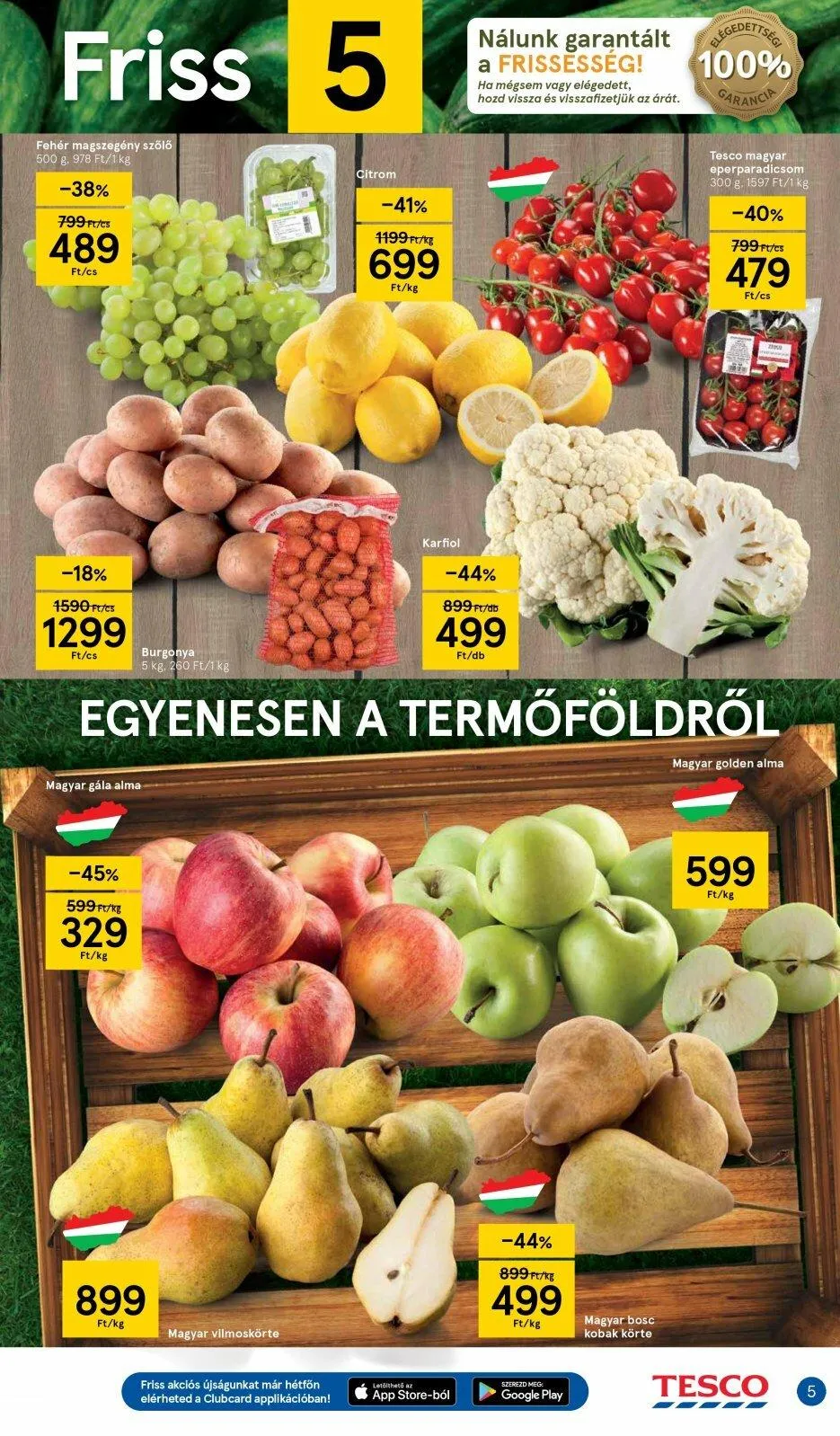 Tesco akciós újság 09.15–09.21 – 5. oldal
