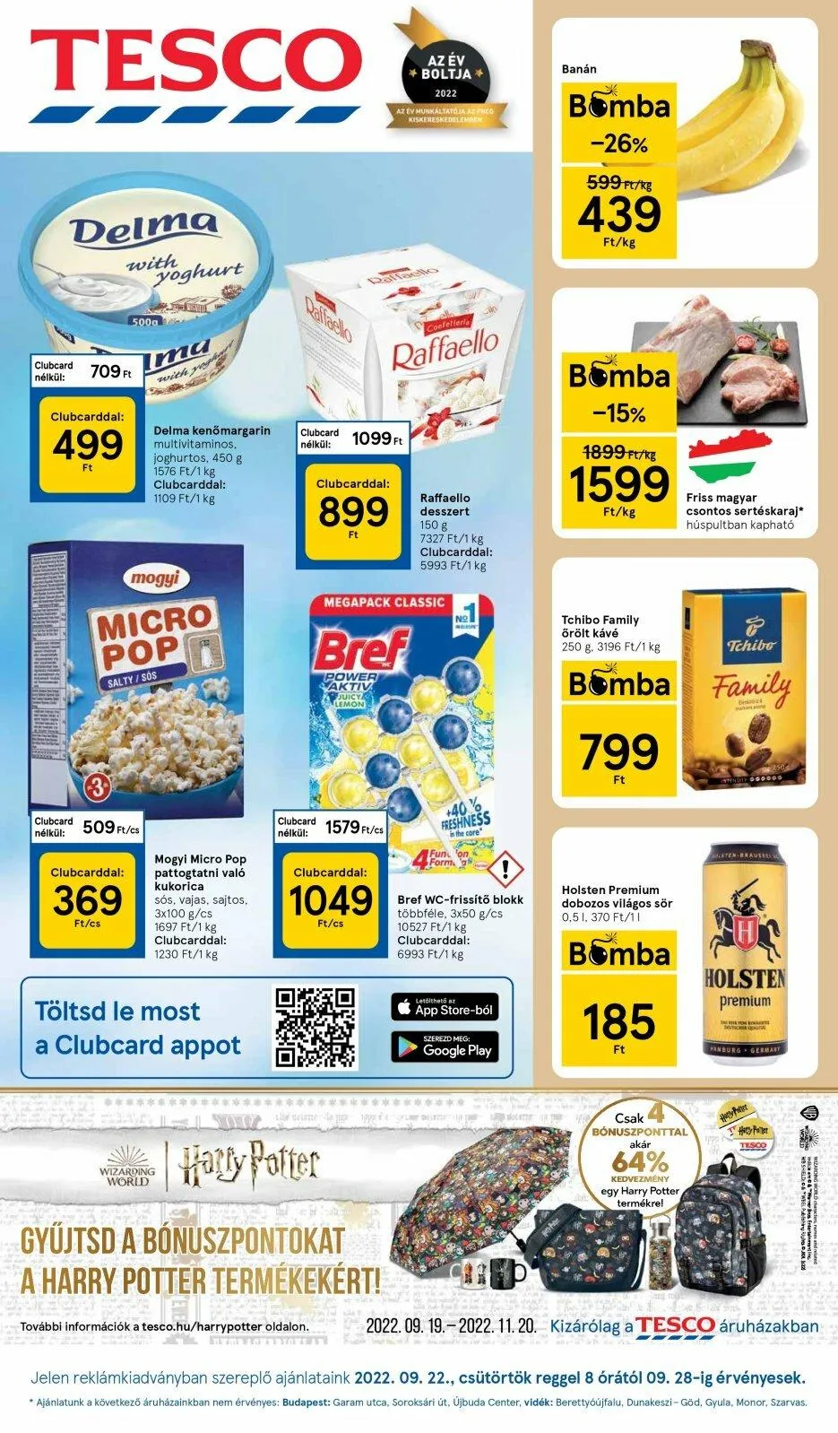 Tesco akciós újság 09.22–09.28