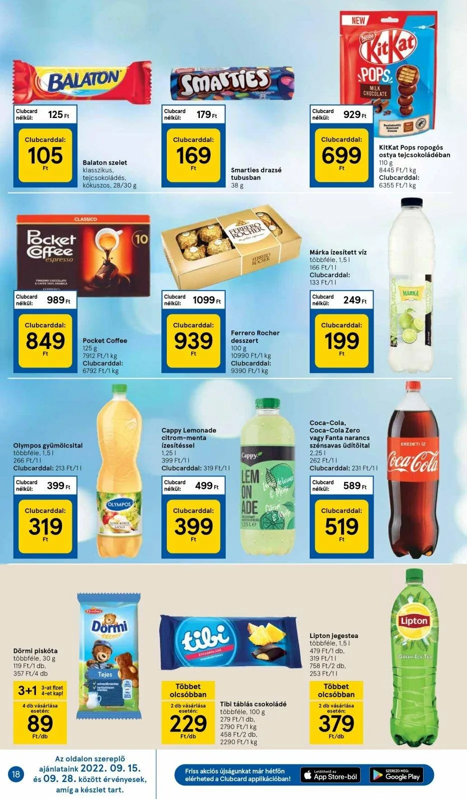 Tesco akciós újság 09.22–09.28 – 18. oldal