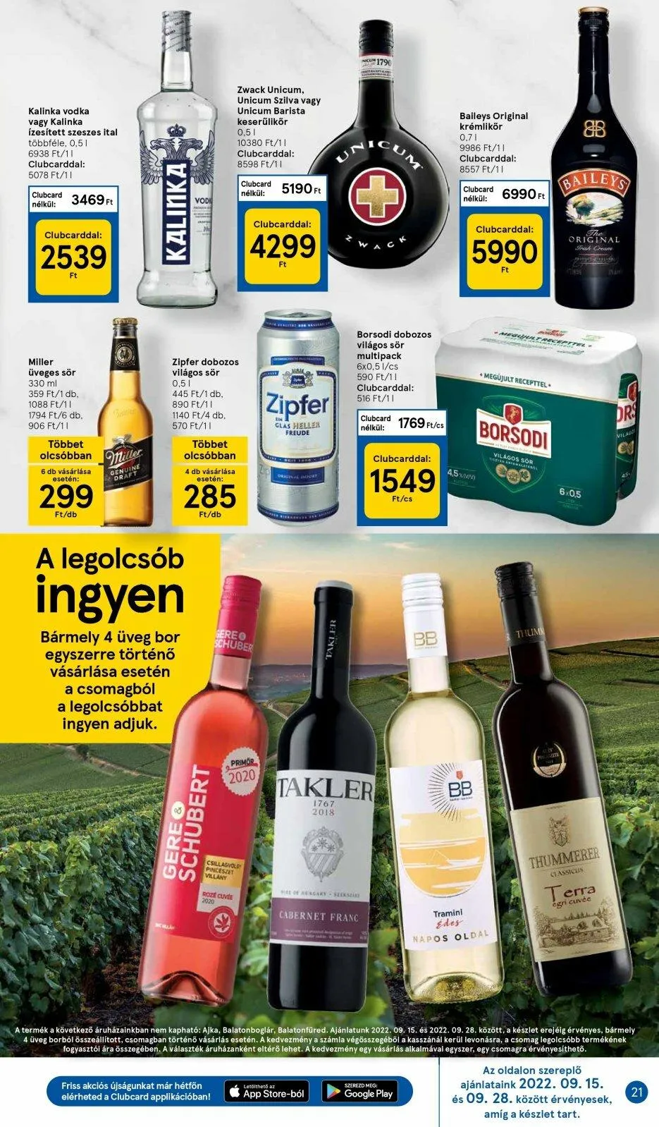 Tesco akciós újság 09.22–09.28 – 21. oldal