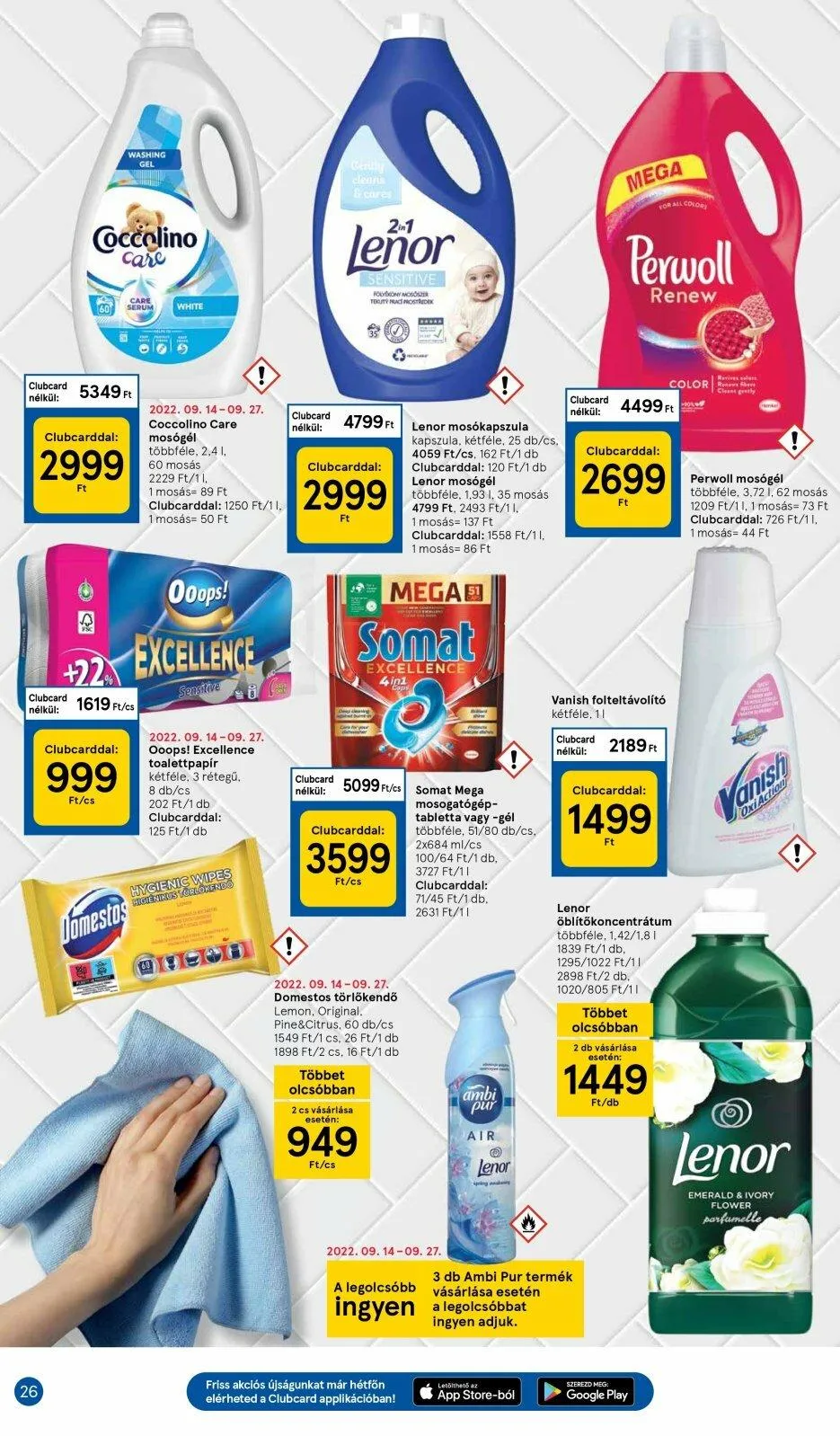 Tesco akciós újság 09.22–09.28 – 26. oldal