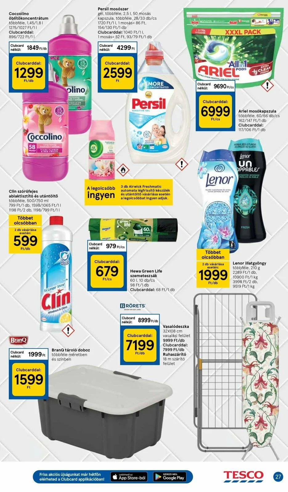 Tesco akciós újság 09.22–09.28 – 27. oldal