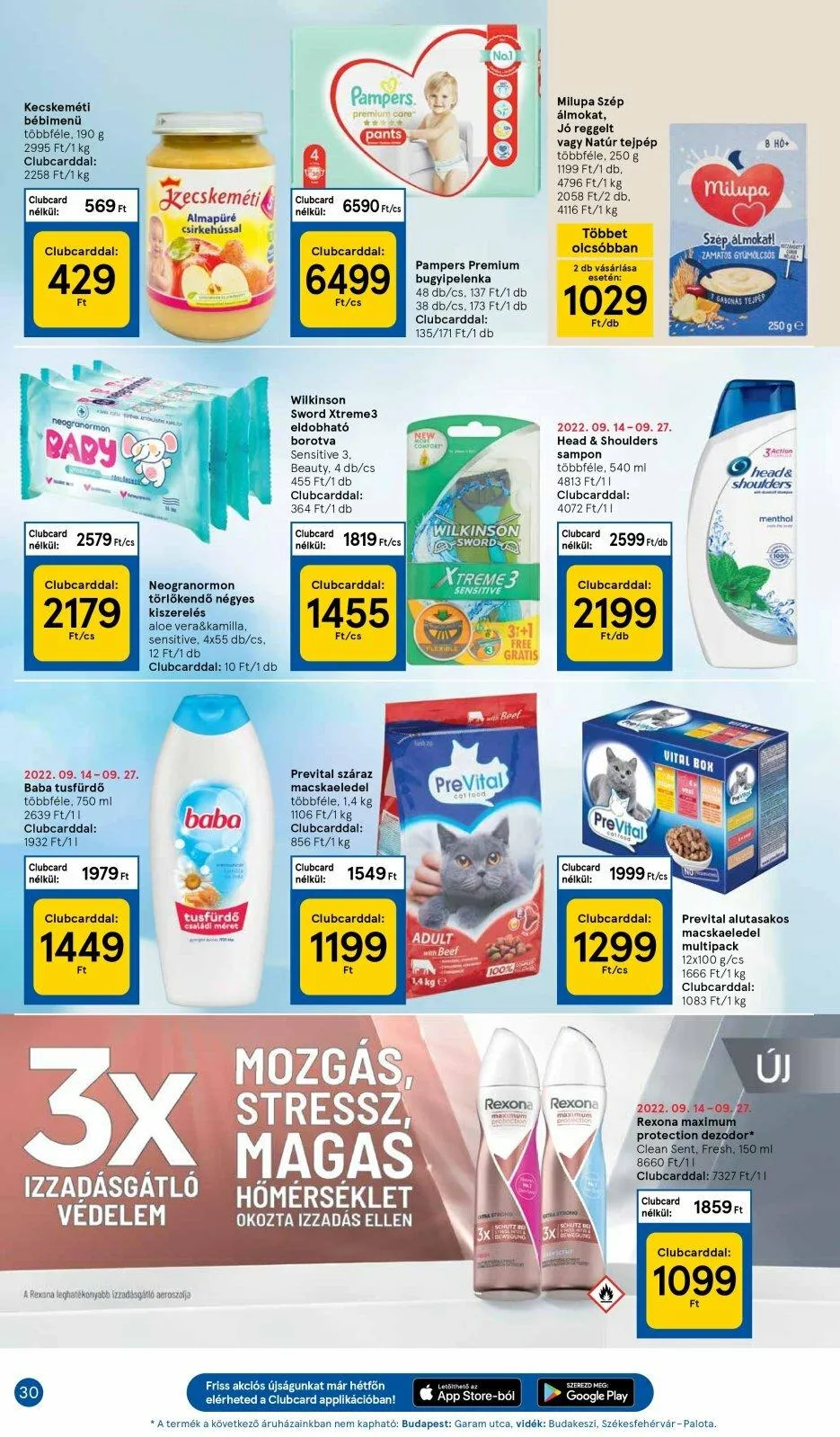 Tesco akciós újság 09.22–09.28 – 30. oldal