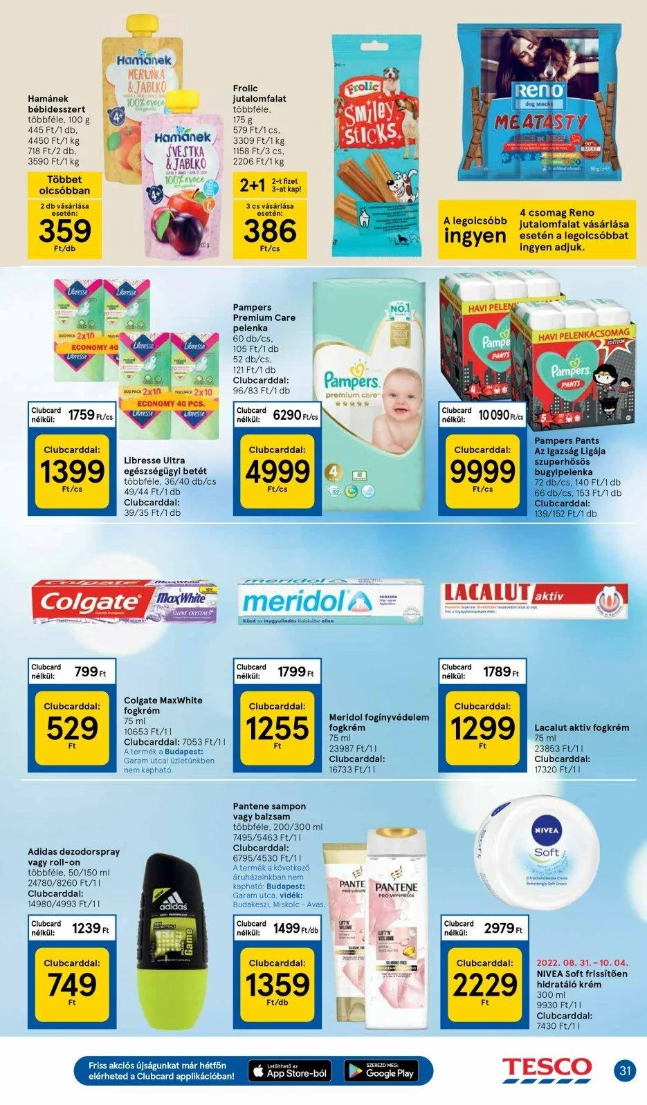 Tesco akciós újság 09.22–09.28 – 31. oldal