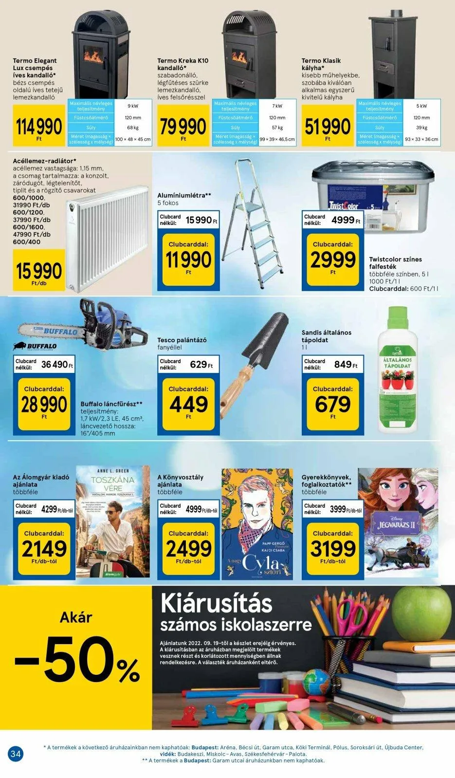 Tesco akciós újság 09.22–09.28 – 34. oldal