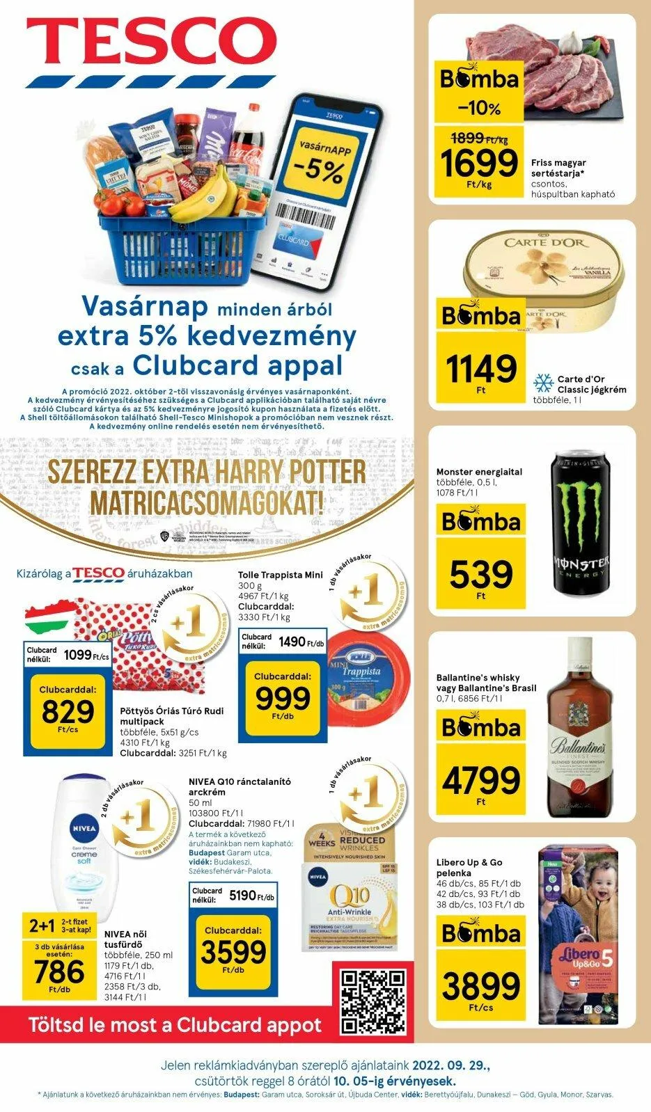 Tesco akciós újság 09.29–10.05