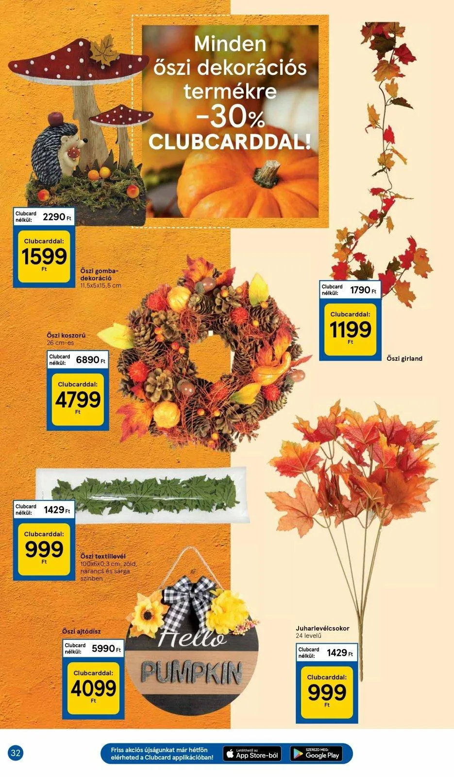 Tesco akciós újság 09.29–10.05 – 32. oldal
