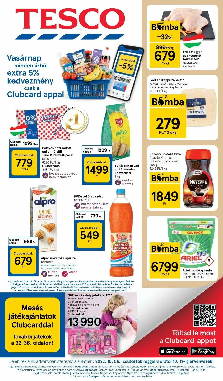 Tesco akciós újság 10.06–10.12